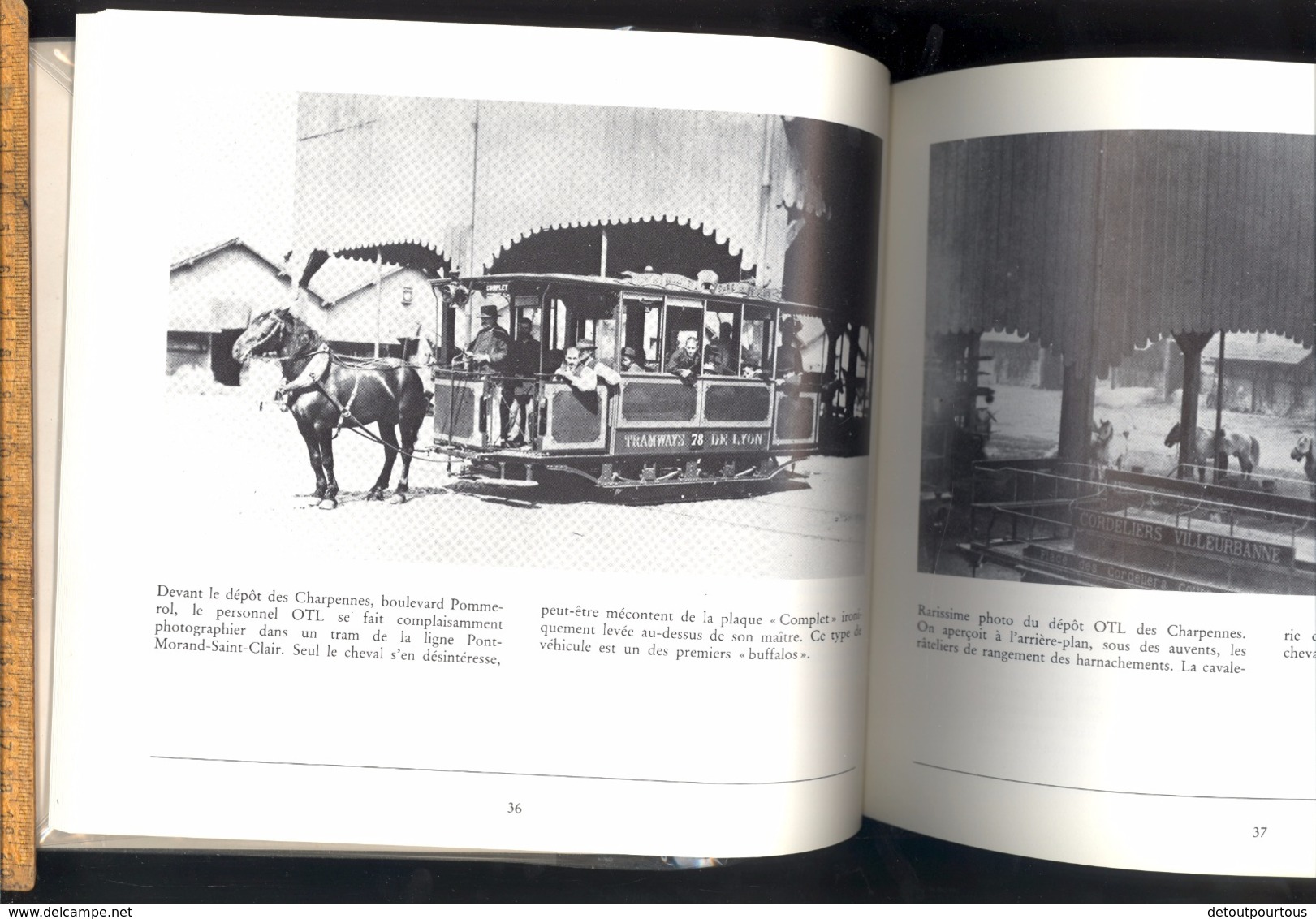 Livre Les Transports à Lyon Du Tram Au Métro Guy Borgé René Clavaud 1984 / 179 Pages OTL TCL - Rhône-Alpes