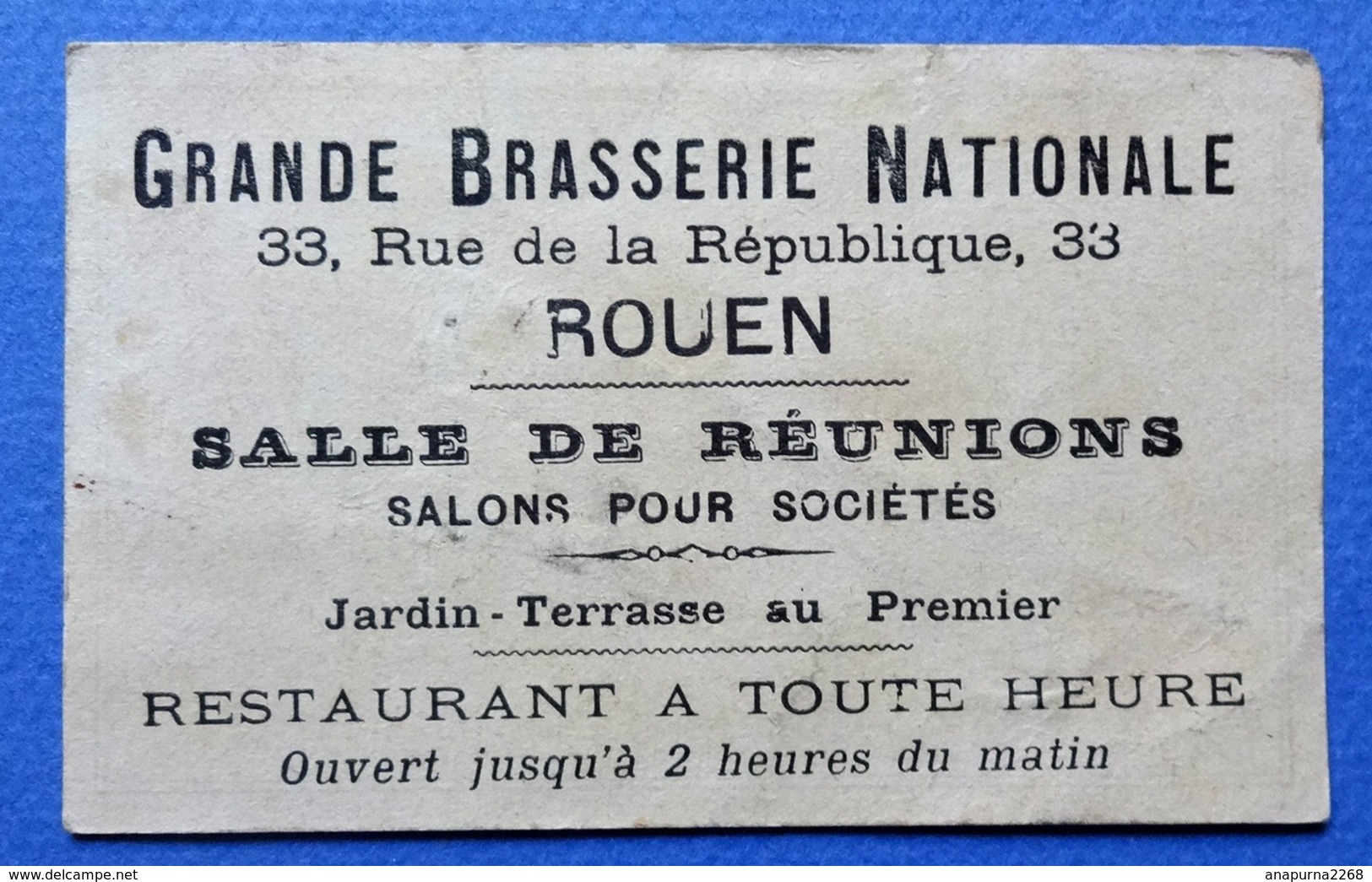 CHROMO DORÉE...DEVINETTE...ROUEN../   GRANDE BRASSERIE NATIONALE...LITH GILBERT CLAREY...CHUTE DE VÉLO .. CYCLISTE - Sonstige & Ohne Zuordnung