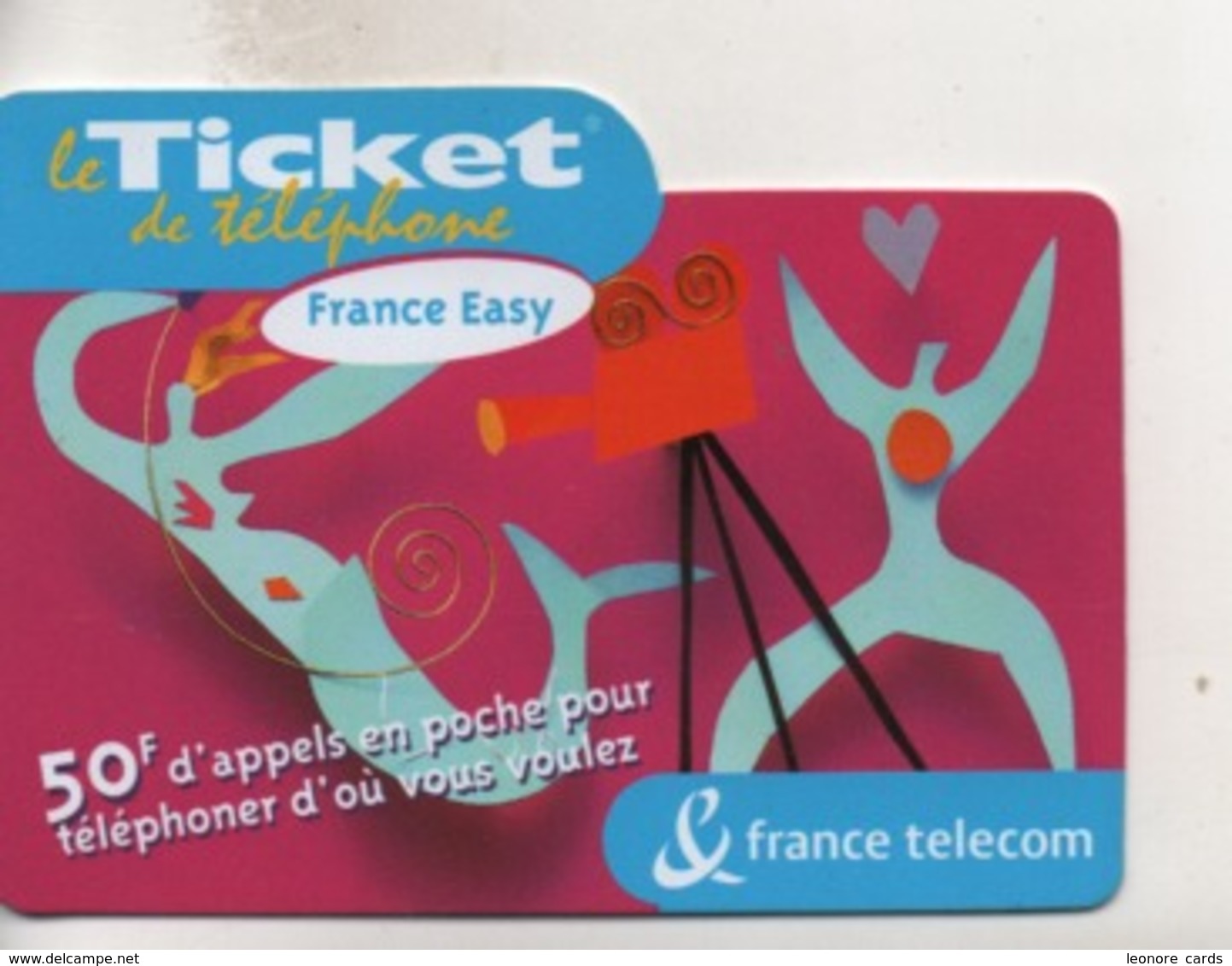 Télécartes.Le Ticket De Téléphone.50F 2002 - FT