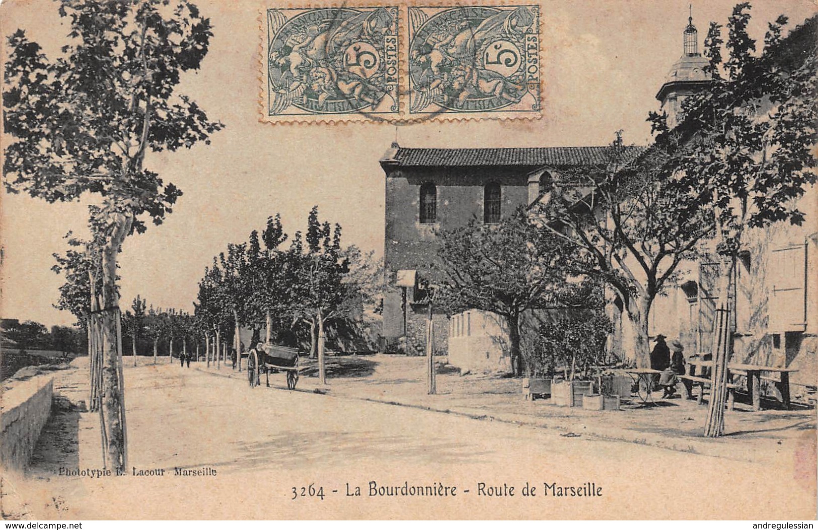 CPA La Bourdonnière - Route De Marseille - Sonstige & Ohne Zuordnung