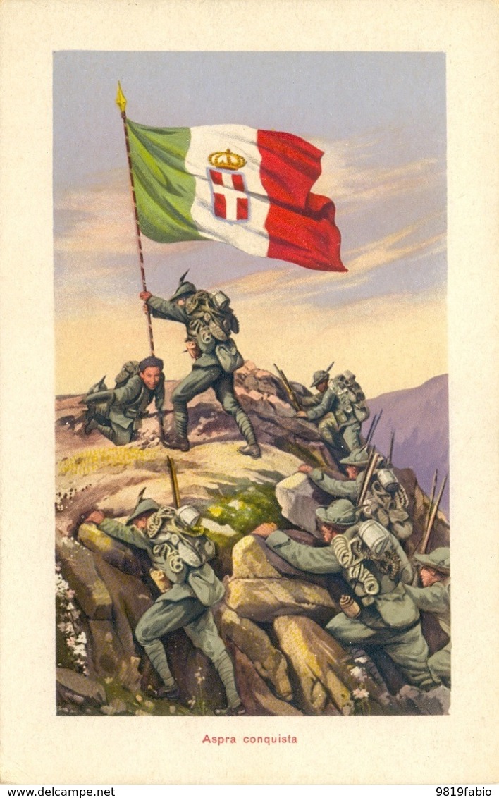 Alpini Sulla Cima Conquistata - War 1914-18