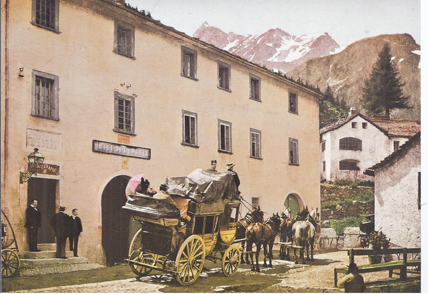 AK-div.32- 61588 - Schweiz - Simplon Dorf - Poststation - Simplon