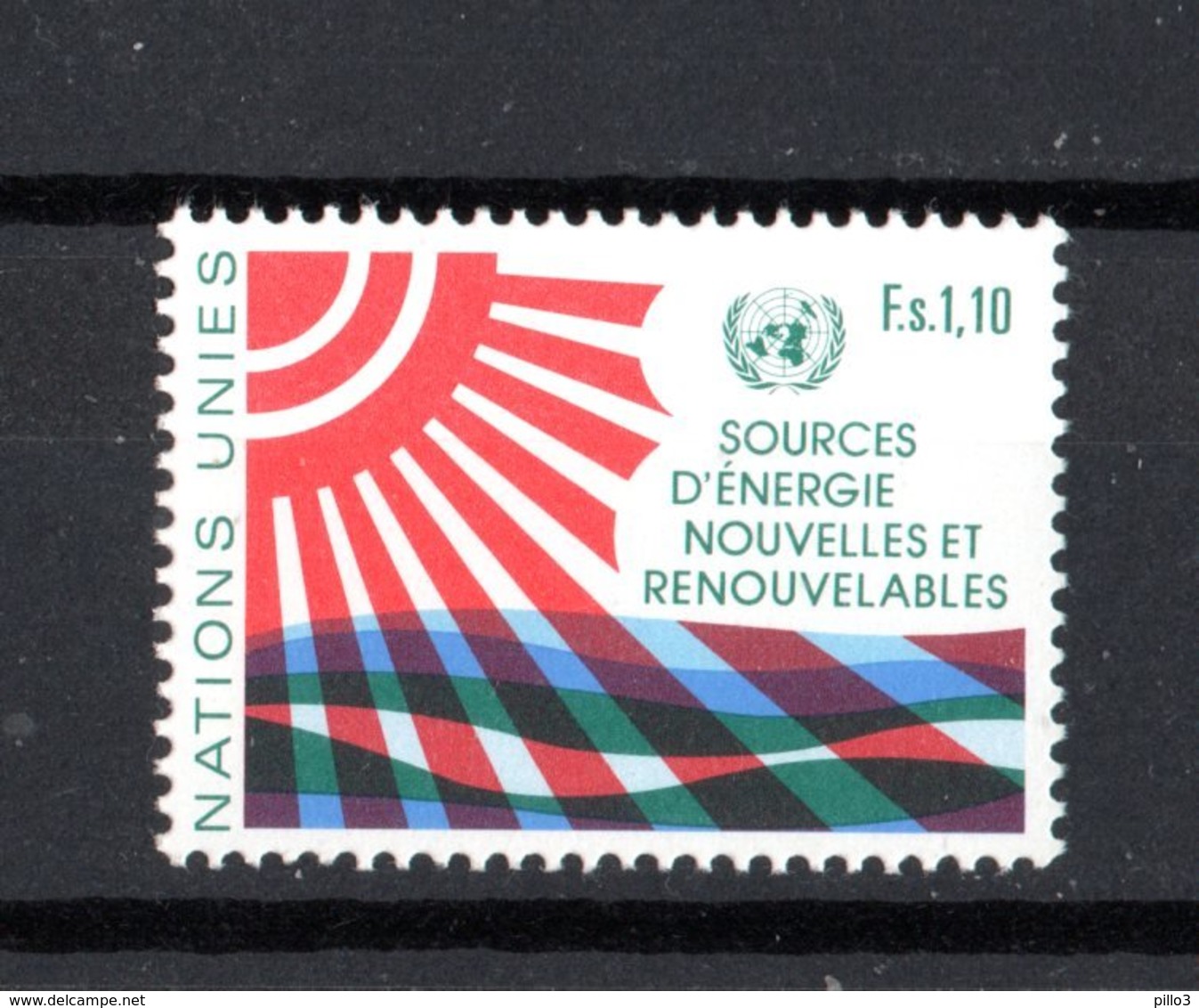 O.N.U. Ginevra :  Energie Rinnovabili  - 1 Val. MNH**  Del   29.05.1981 - Nuovi