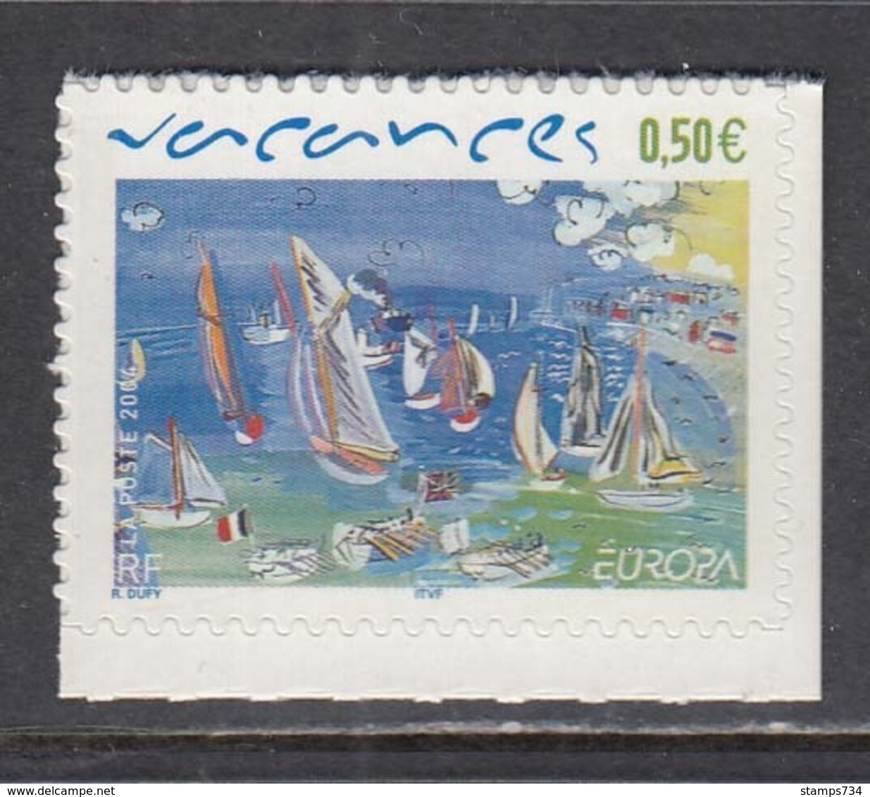 France 2004 - EUROPA(Vacances), Emis En Carnet, YT 3672, Neuf** - Unused Stamps