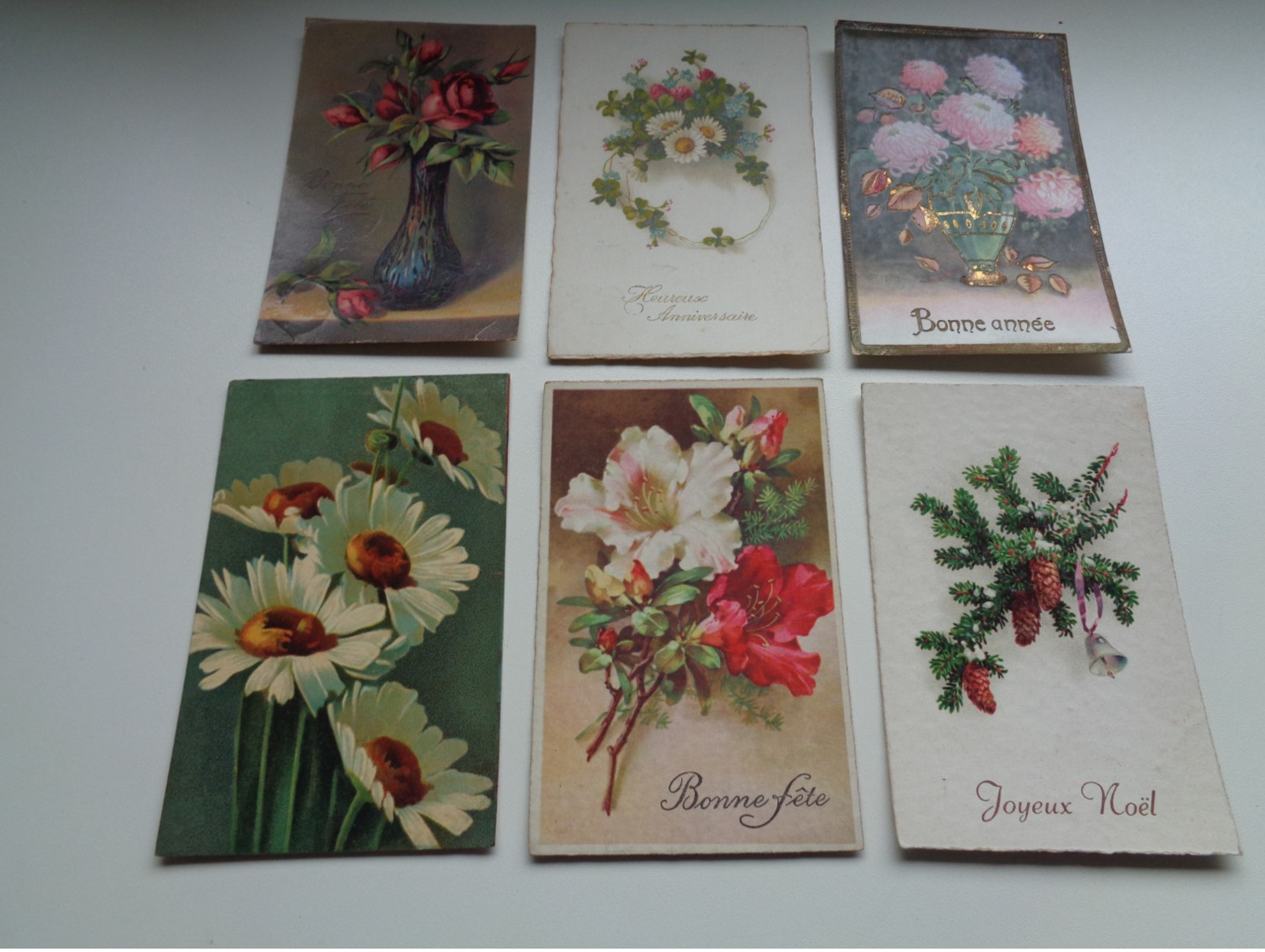 Beau Lot De 60 Cartes Postales De Fantaisie  Fleurs Fleur   Mooi Lot Van 60 Postkaarten  Bloemen Bloem - 5 - 99 Postkaarten