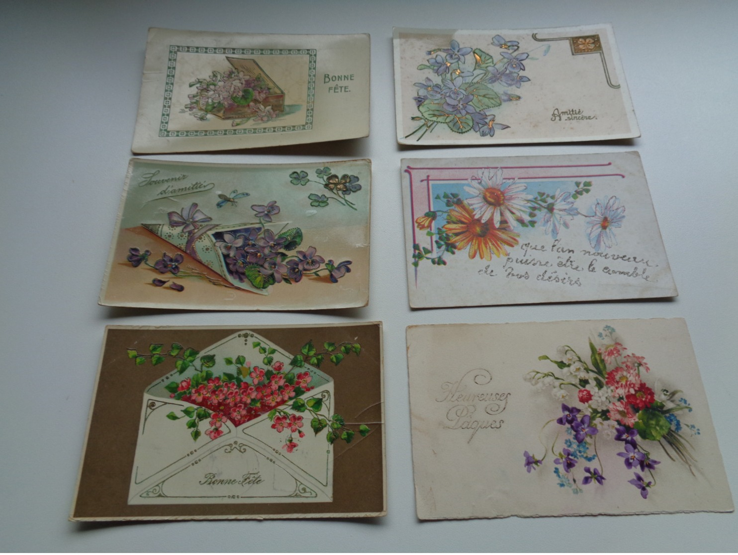 Beau lot de 60 cartes postales de fantaisie  fleurs fleur   Mooi lot van 60 postkaarten  bloemen bloem