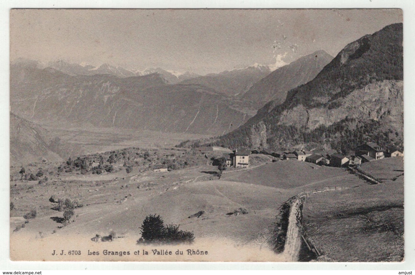 Suisse // Schweiz // Switzerland //  Valais //  Les Granges Et La Vallée Du Rhône - Granges