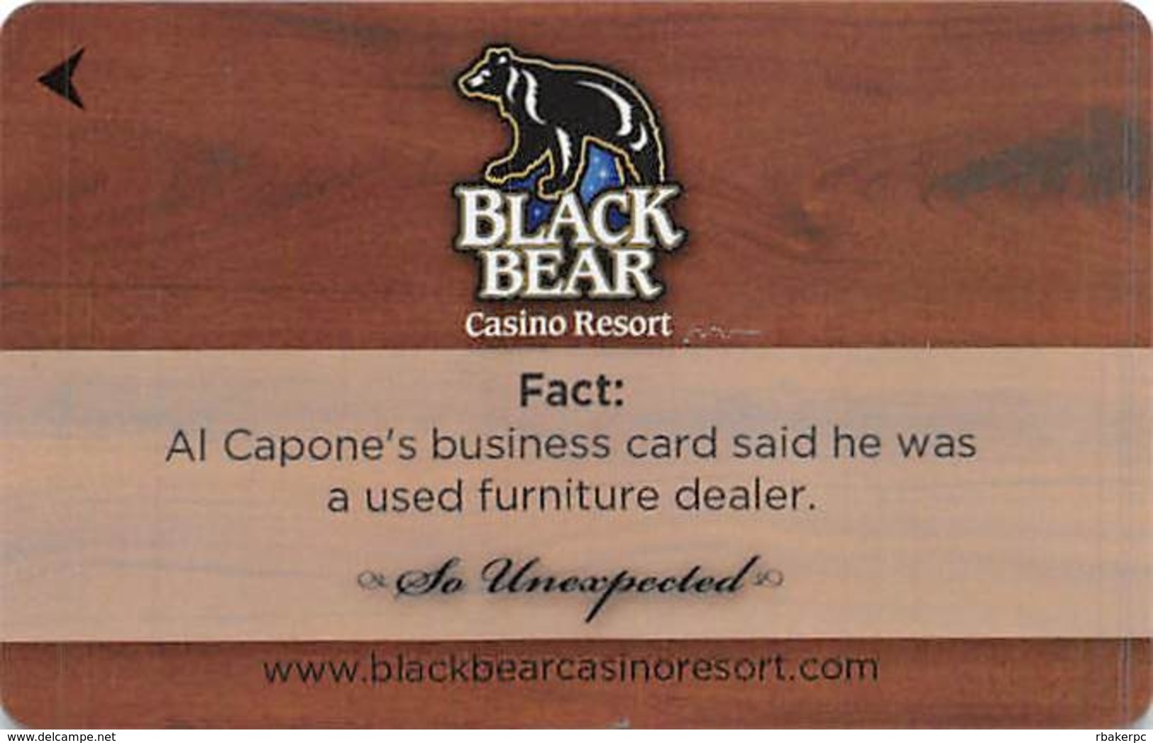 Black Bear Casino - Carlton, MN - Hotel Room Key - Hotel Keycards