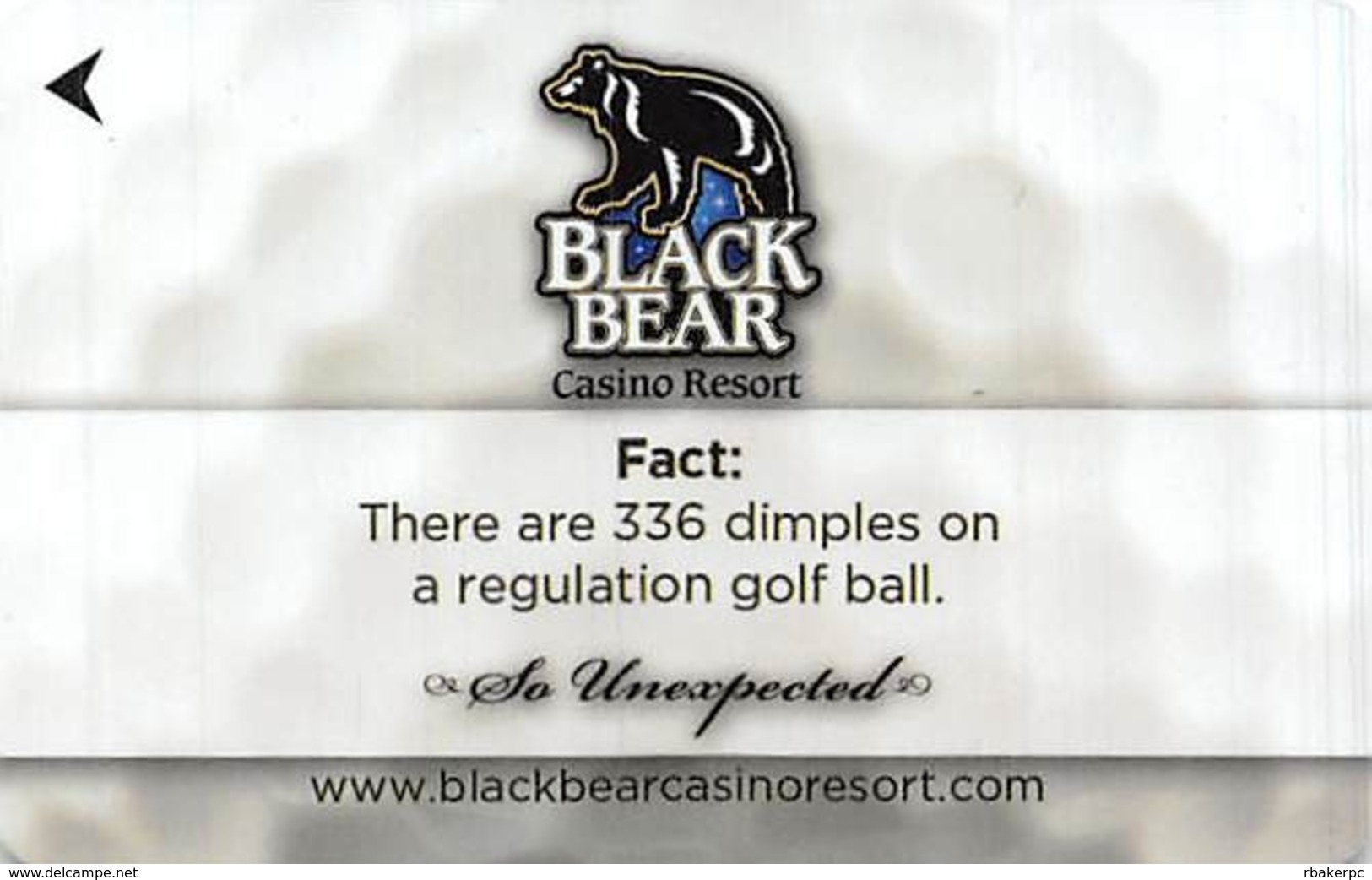 Black Bear Casino - Carlton, MN - Hotel Room Key - Hotel Keycards