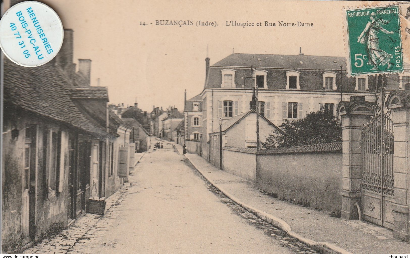 36 - Très Belle Carte Postale Ancienne De   BUZANCAIS   Rue Notre Dame - Otros & Sin Clasificación