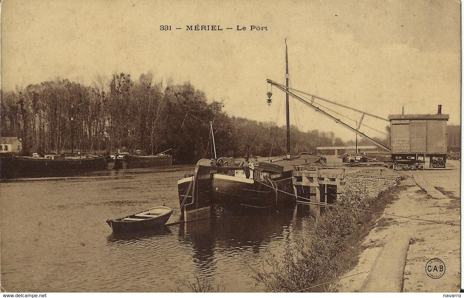 MERIEL - Le Port (95)  (navigation Intérieure, Péniche) - Meriel