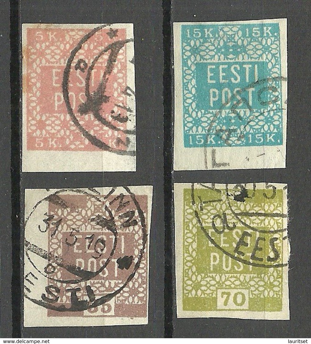 ESTLAND ESTONIA 1918/1919 Michel 1 - 4 O - Estonia