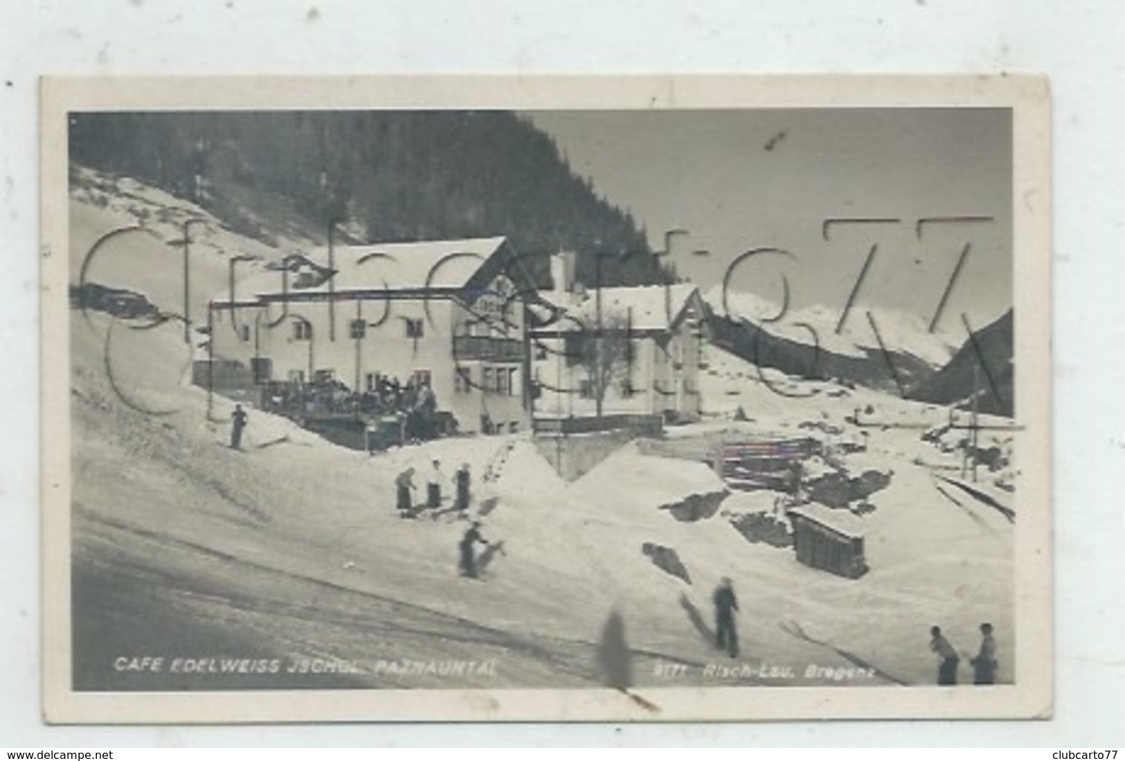 Ischgl (Suisse, Tyrol) : Café "Edelweiss" Paznautal Im 1930 (lebendig) PF. - Ischgl