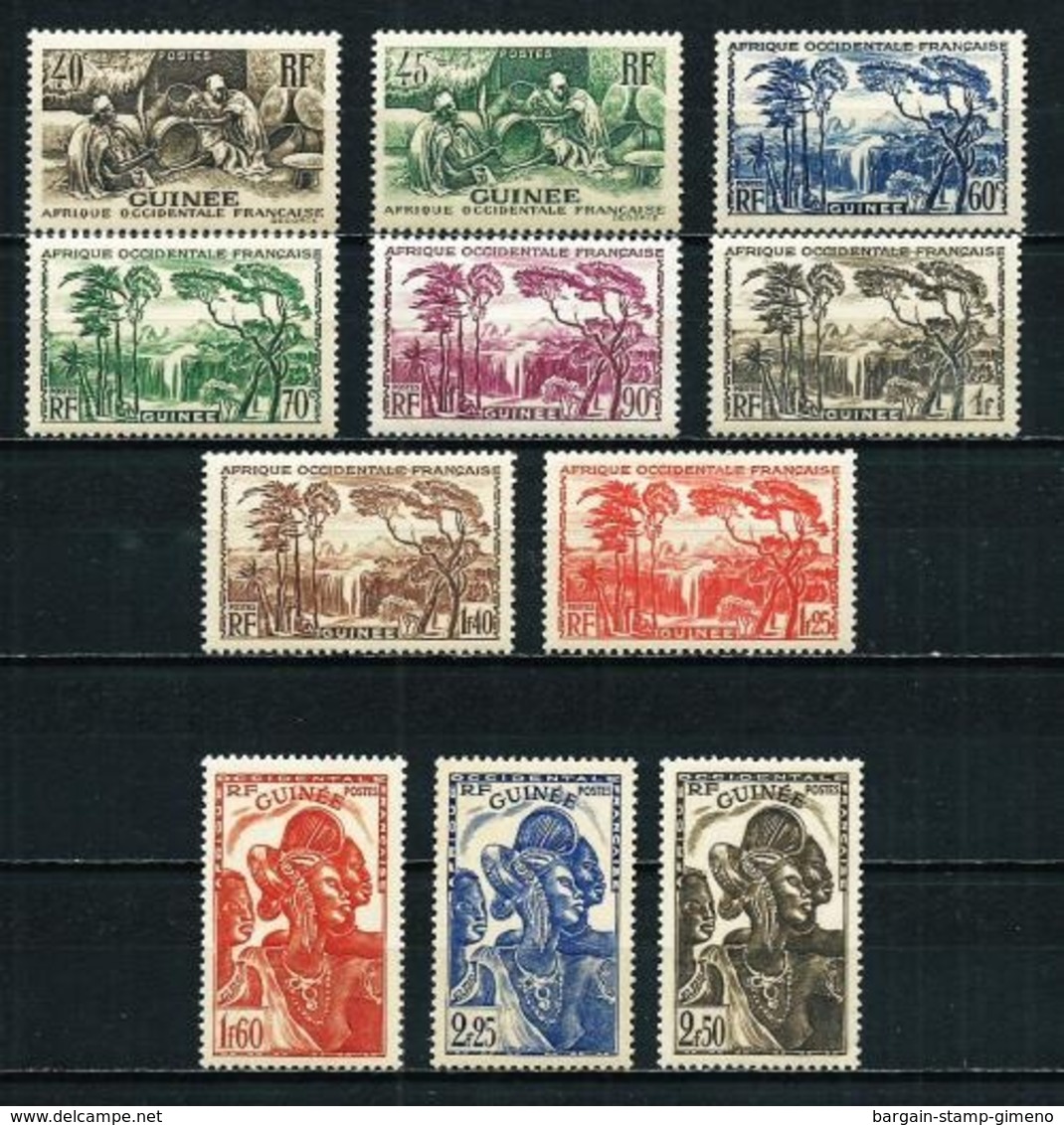 Guinea (Francesa) Nº 158/68 Nuevo Cat.12,70€ - Nuevos