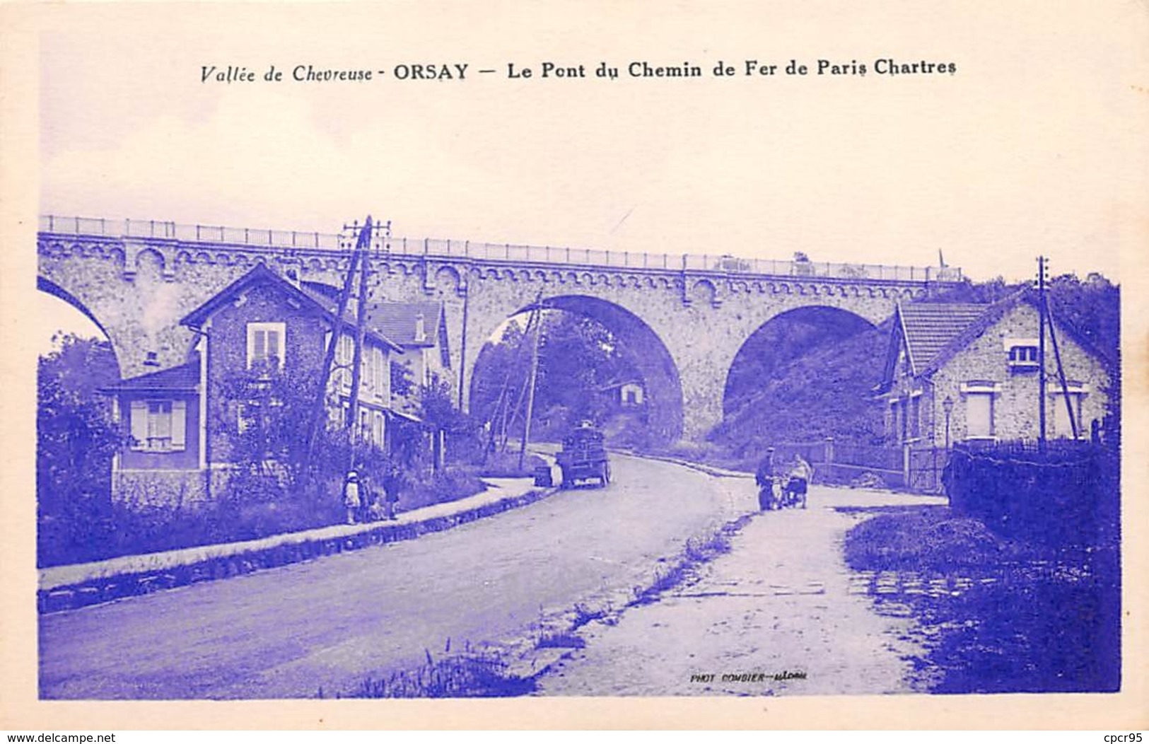 91 .n°106644 . Orsay .le Pont Du Chemin De Fer De Paris Chartres . - Orsay