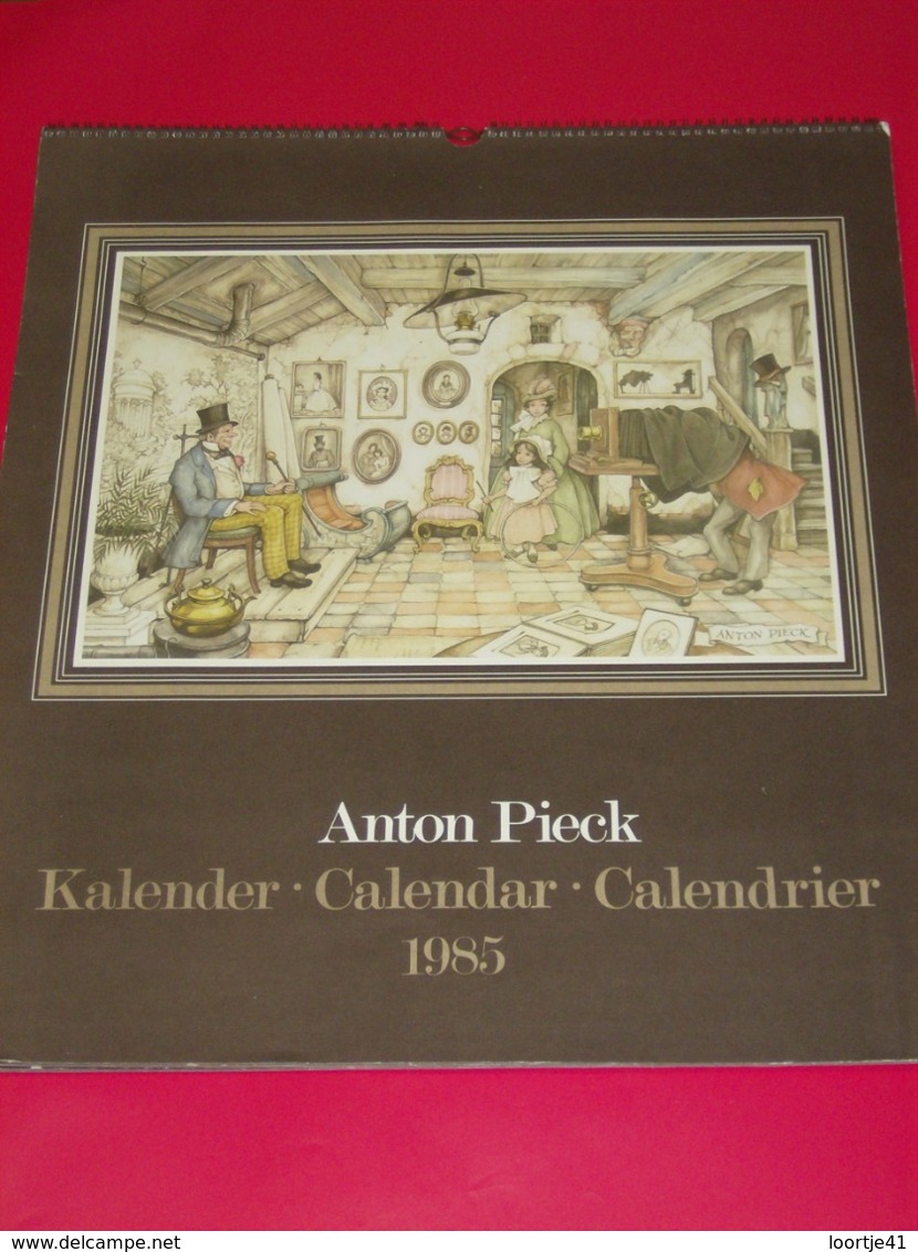 Kalender Calendrier - 1985 - Anton Pieck - Grand Format : 1981-90