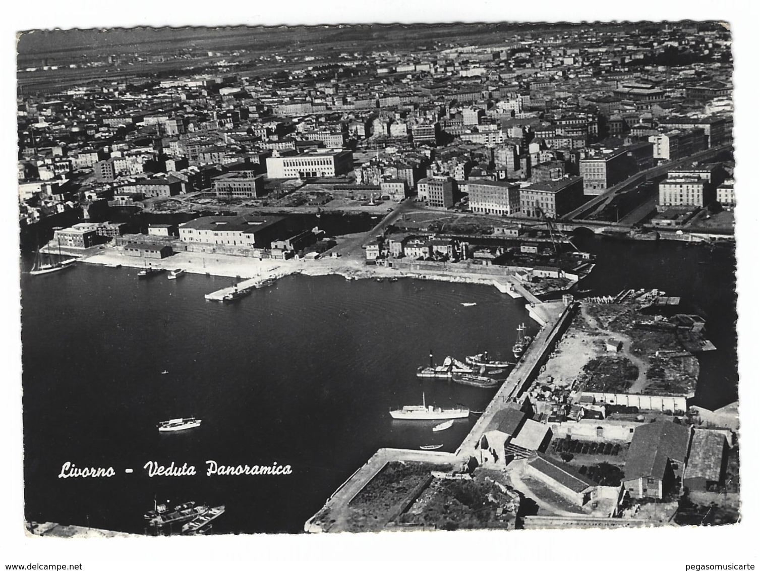 1427 - LIVORNO VEDUTA PANORAMICA 1952 - Livorno