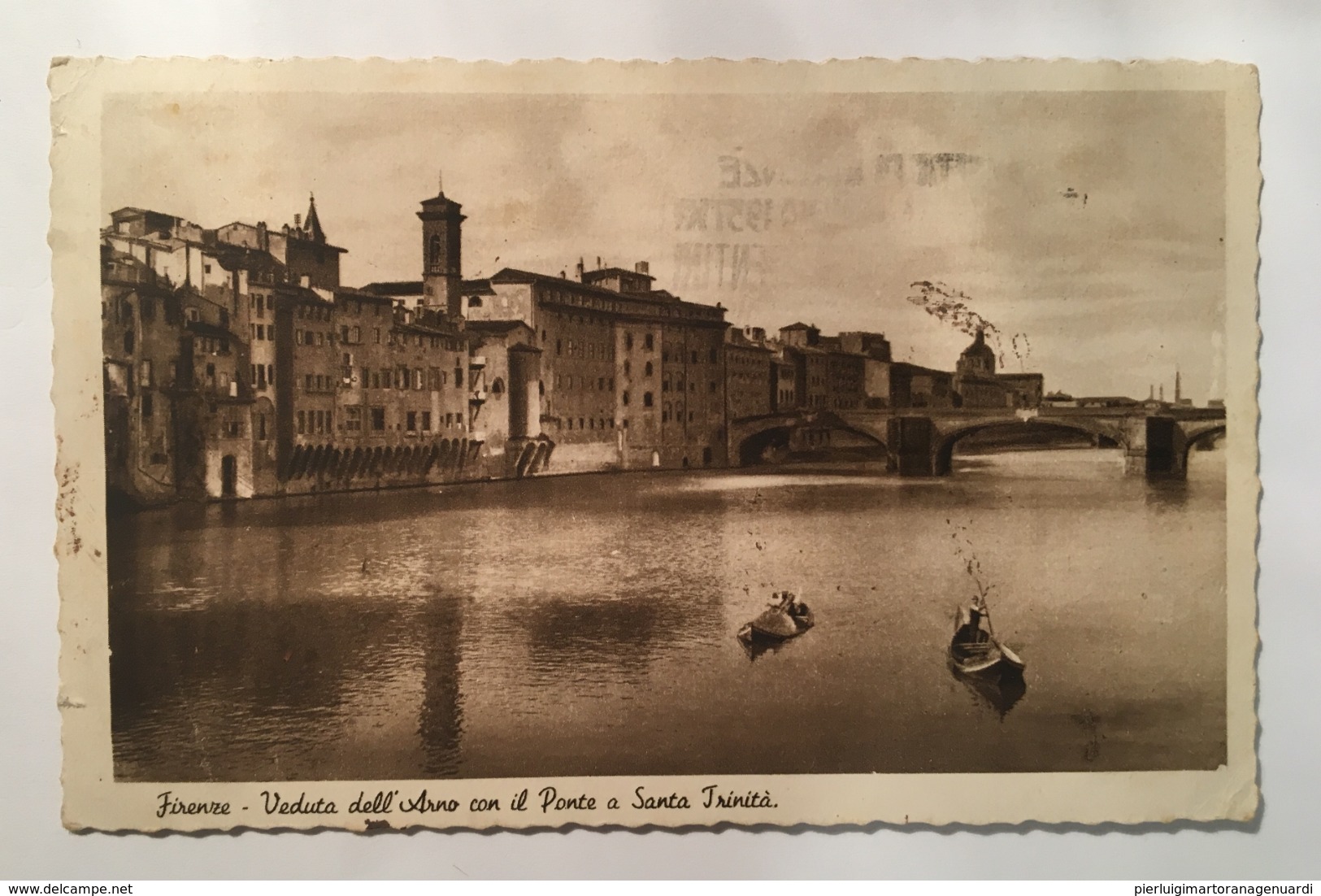 V 11039 Firenze - Veduta Dell'Arno Con Il Ponte A Santa Trinità - Firenze