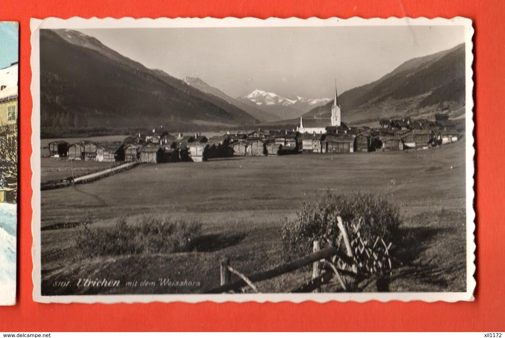 KAF-39 Ulrichen Obergoms Goms Mit Dem Weisshorn. . Nicht Gelaufen. BRB 1939. - Goms