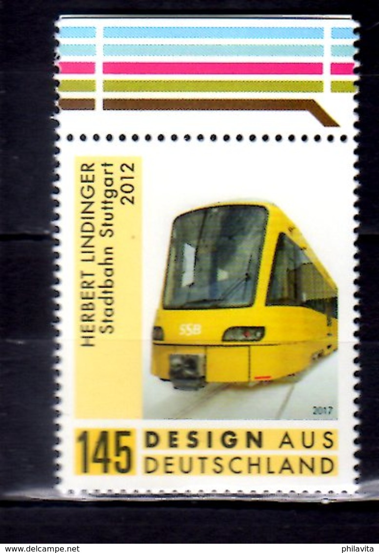 2017 Germany - Design From Germany - Tramway Of Stuttgart 2012 - MNH** MiNr. 3349 Transport - Tramways