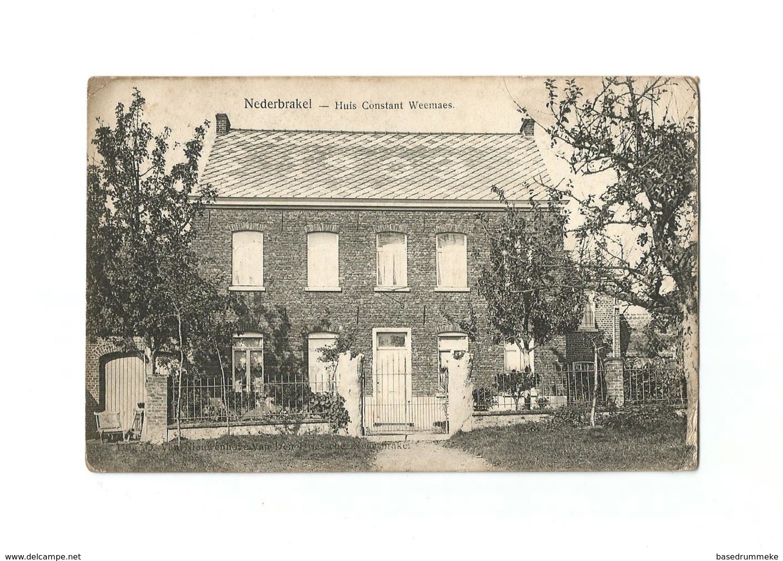 Nederbrakel  -  Huis Constant Weemaes (1918). - Brakel