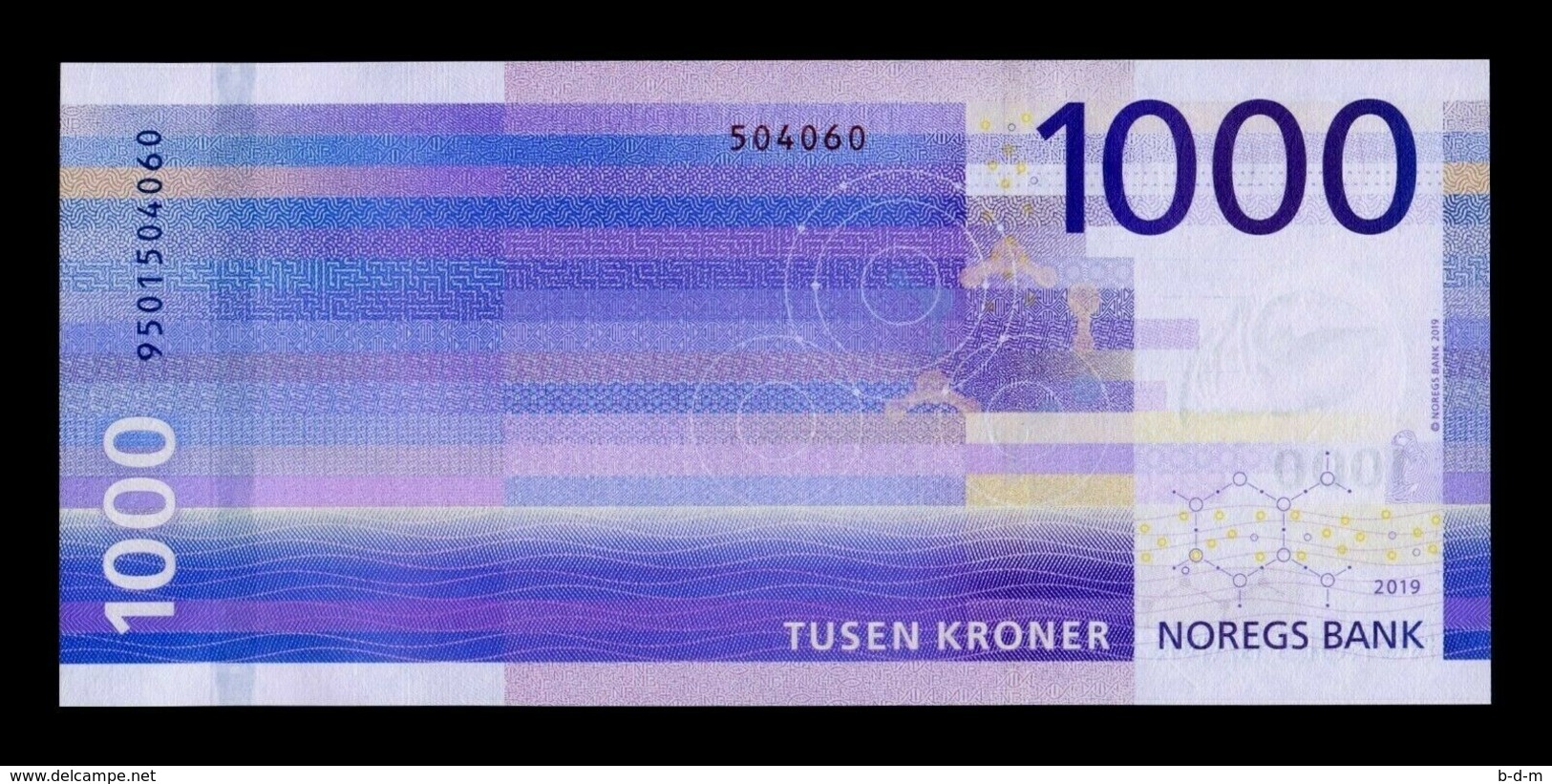 Noruega Norway 1.000 Kroner 2019 Pick New SC UNC - Noruega