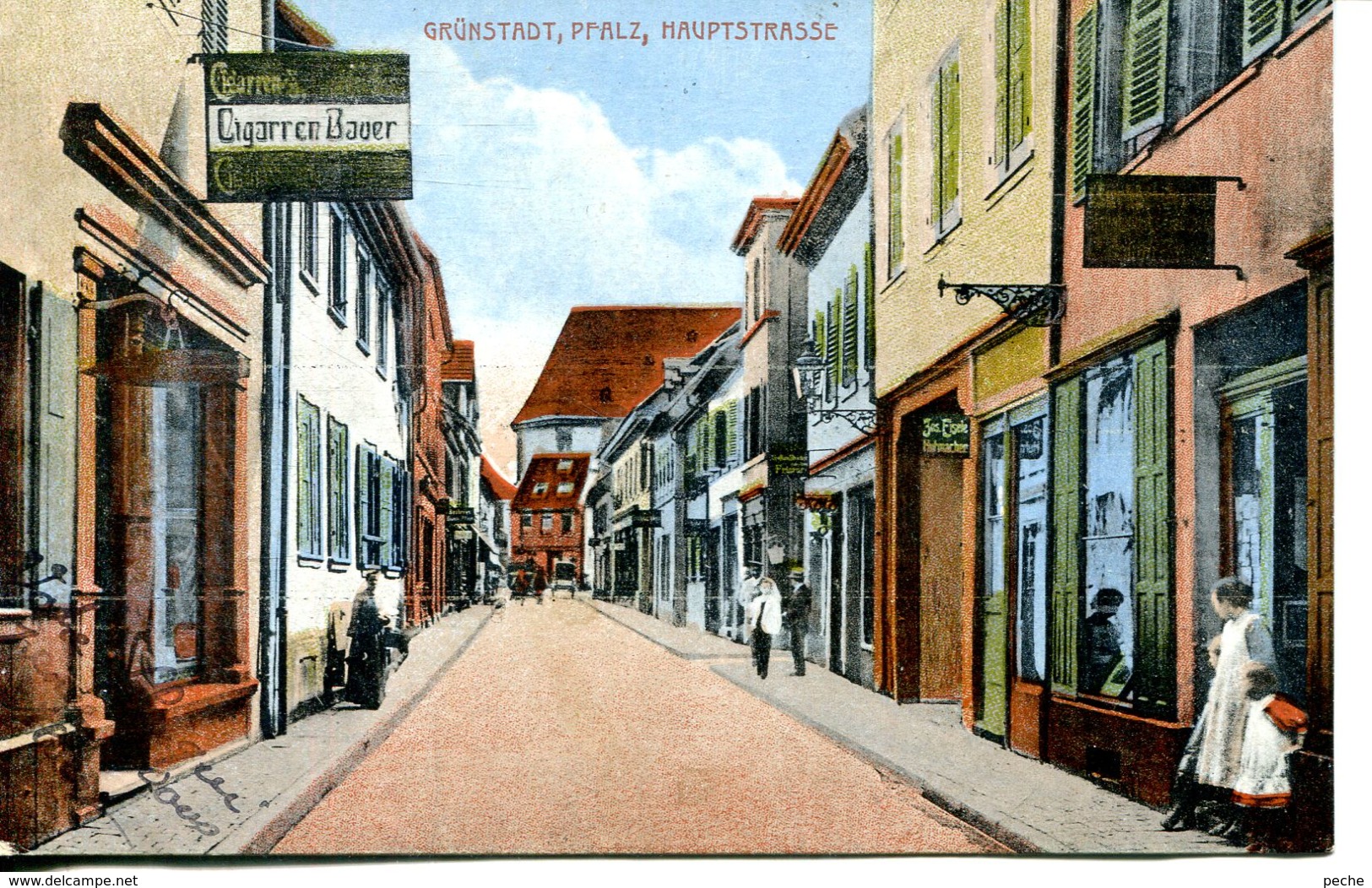 N°78229 -cpa Grünstadt -Pfalz, Hautptstrasse - Gruenstadt