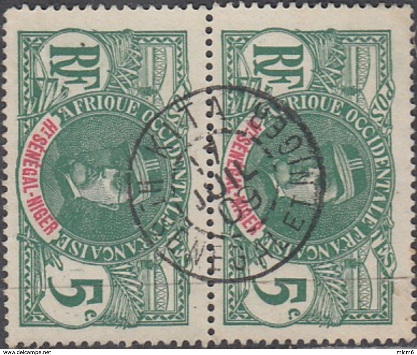 Haut-Sénégal Et Niger - Kita Sur N° 4 (YT) N° 4 (AM). Oblitération De 1909. - Gebruikt