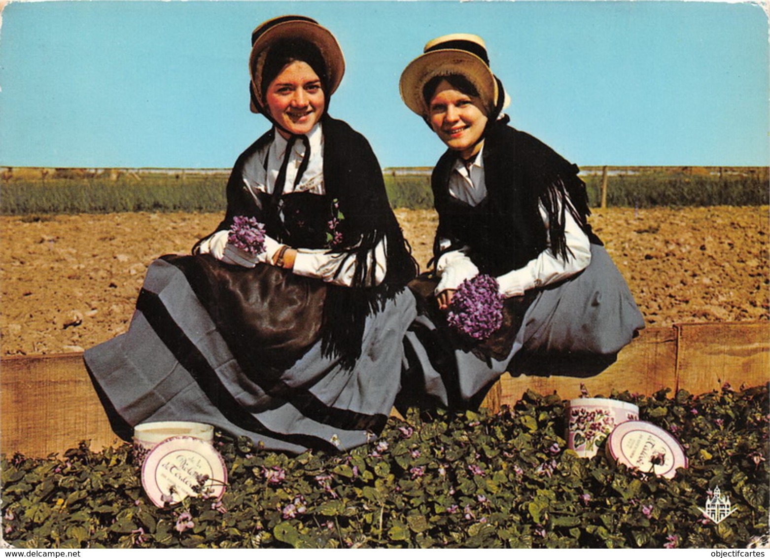 Les Violettes De TOULOUSE Cueillette A Aucamville En Costume Regional 14(scan Recto-verso) MA1867 - Toulouse