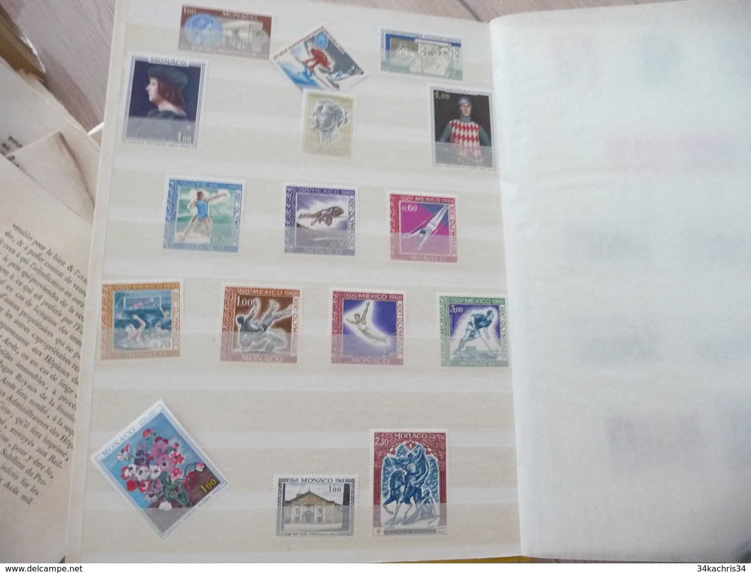 Collection Monaco TP et blocs Neuf charnière et sans forte côtede 1930 à 1980