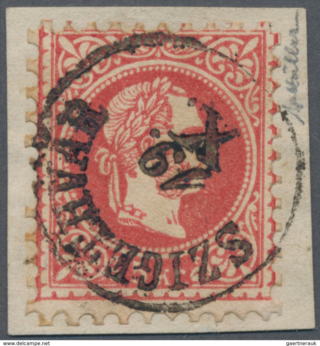 Österreich: 1867: Wertstempel Des 5-Kreuzer-Umschlages In Type I, Nicht Amtlich Gezähnt In LZ 9 1/2 - Briefe U. Dokumente