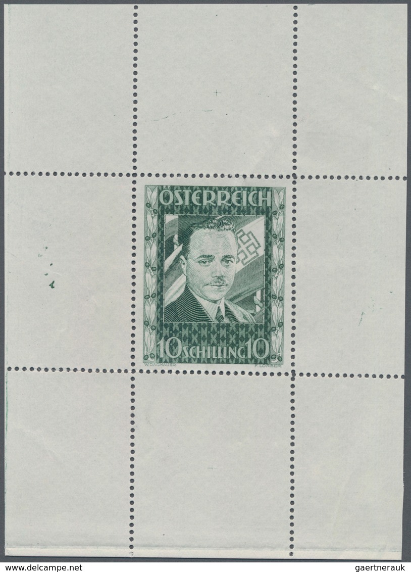 Österreich: 1936, 10 Schilling Freimarke "Bundeskanzler Dr. Engelbert Dollfuß". Diese Marke Wurde Im - Covers & Documents