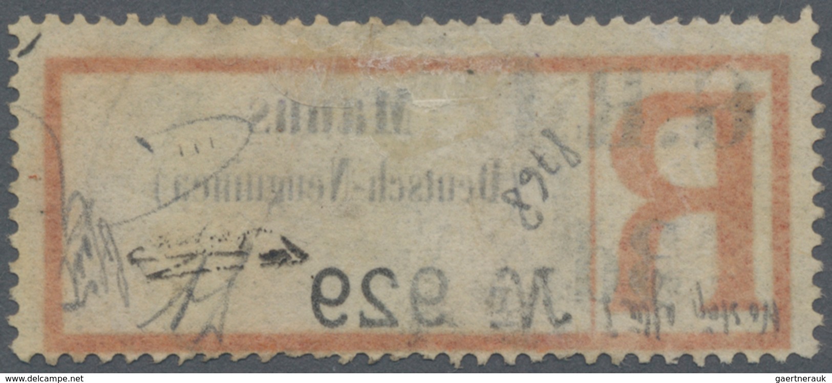 Deutsch-Neuguinea - Britische Besetzung: 1916, Einschreibzettel "Manus | (Deutsch-Neuguinea) | No 92 - Duits-Nieuw-Guinea