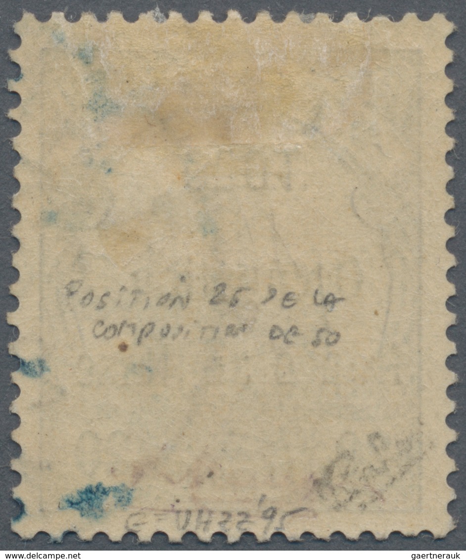 Deutsche Kolonien - Togo - Französische Besetzung: 1914: 20 Pf. Ultramarin, Schwarzer Aufdruck 'TOGO - Togo
