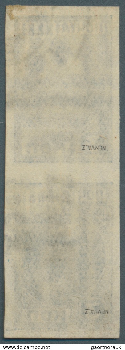 Dt. Besetzung II WK - Estland - Elwa: ELWA 1941, 3 Kreuzer Hellblau Im Senkrechten Paar, Die Untere - Besetzungen 1938-45