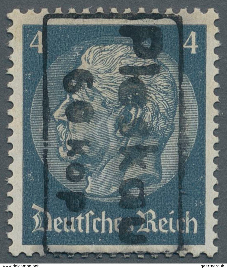 Dt. Besetzung II WK - Russland - Pleskau (Pskow): 1941, 60 K Auf 4 Pf Hindenburg (Dt.Reich MiNr.514) - Occupation 1938-45