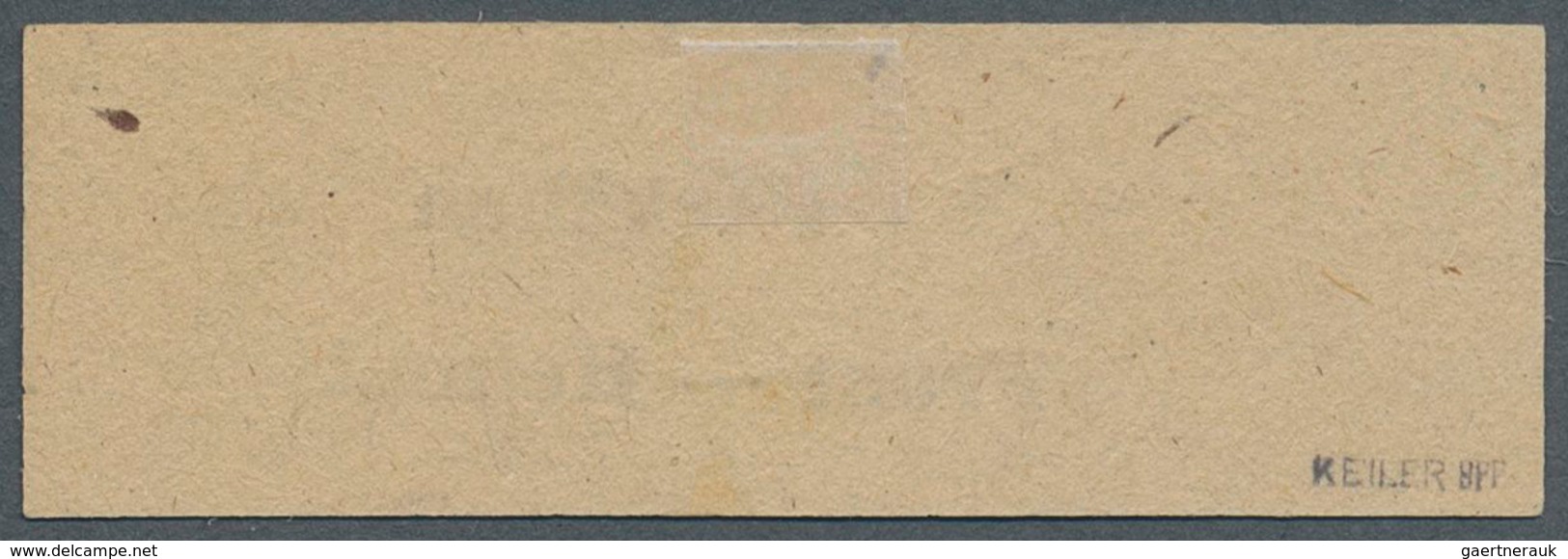 Feldpostmarken: 1943, Kuban Zulassungsmarke "1 Päckchen / Front - Heimat", Type I, Mit Abdruck Eines - Sonstige & Ohne Zuordnung