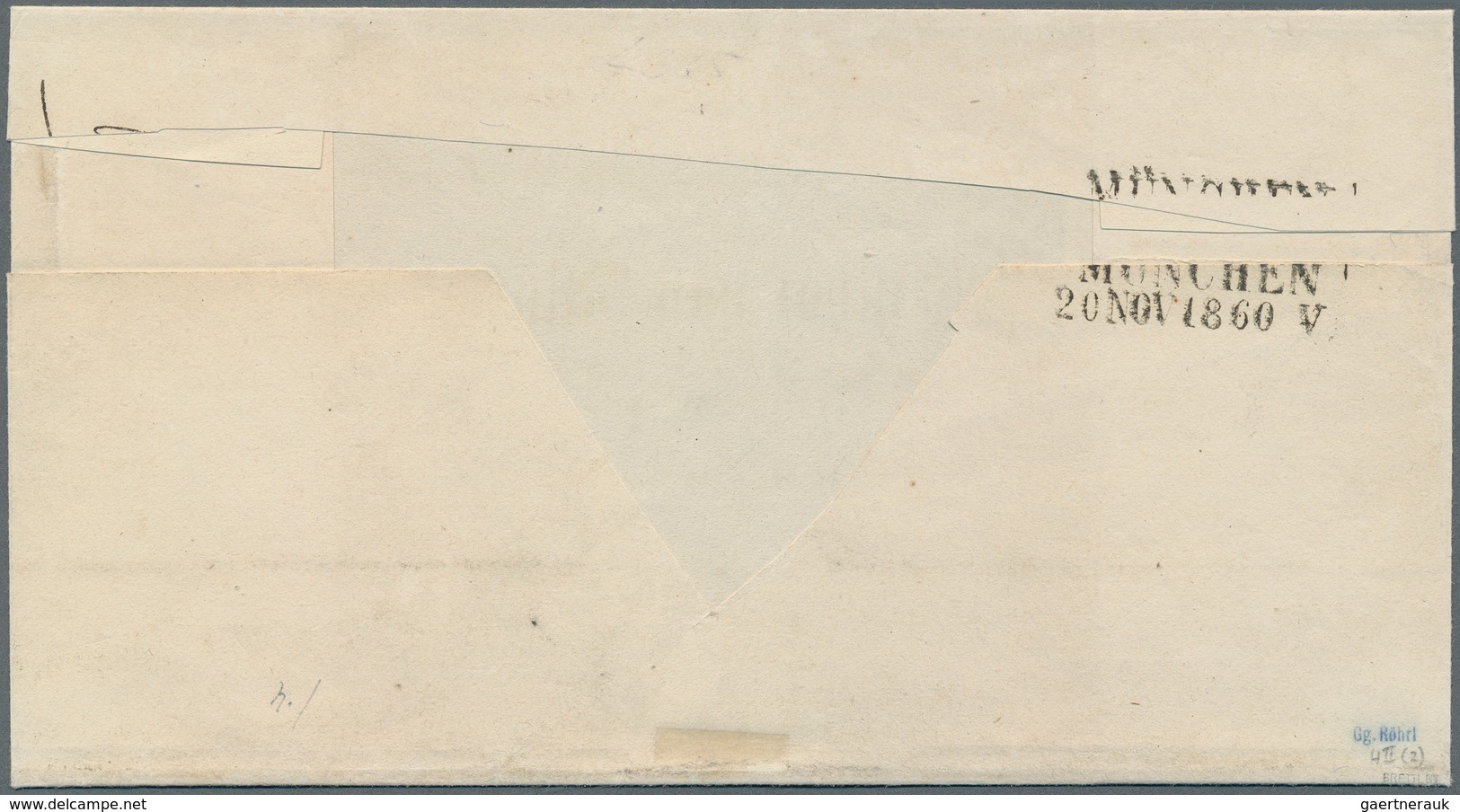 Bayern - Marken Und Briefe: Bischofsbriefe 1850/1862 16 Sog. Bischofsbriefe, Adressiert An Carl Augu - Autres & Non Classés