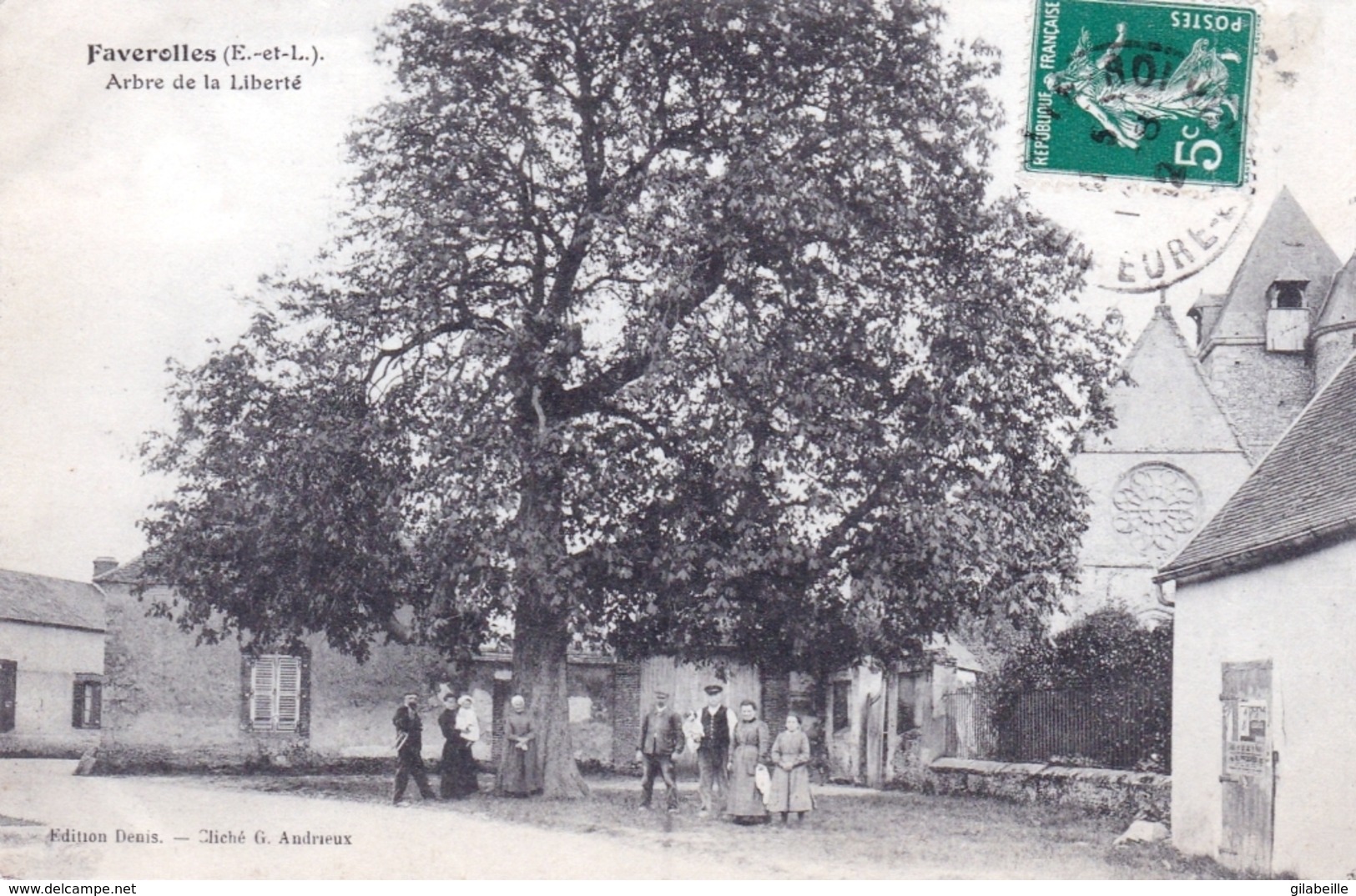 28 - Eure Et Loir - FAVEROLLES - Arbre De La Liberté - Other & Unclassified