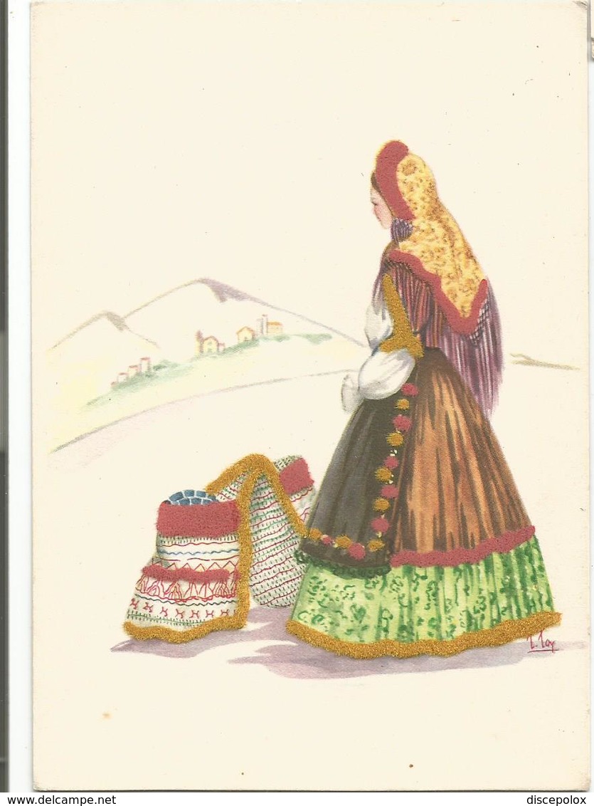 Z5440 Costumi Di Sardegna - Dorgali (Nuoro) - Illustrazioni Illustration Lola Loy - Folklore / Non Viaggiata - Altri & Non Classificati