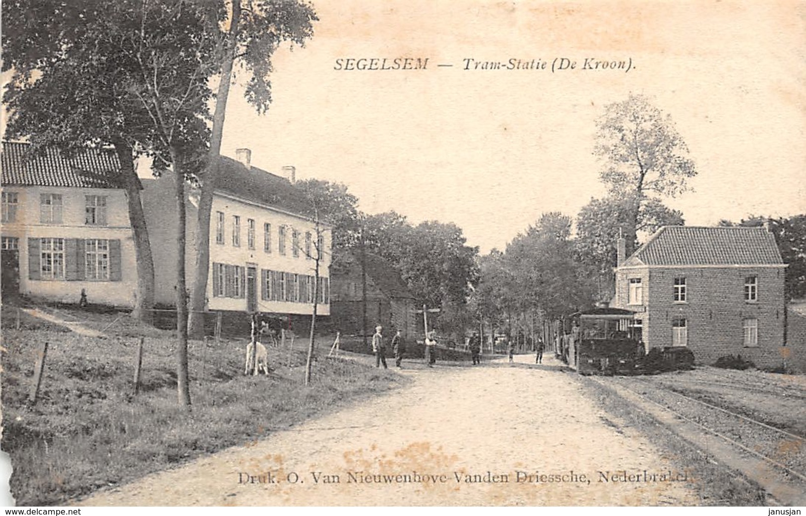 BB117 Zegelsem Segelsem Tram-Statie Tram 1907 - Brakel