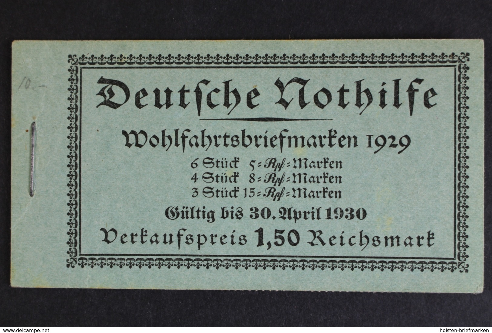 Deutsches Reich, MiNr. MH 28.1 Ungebraucht / Postfrisch - Markenheftchen