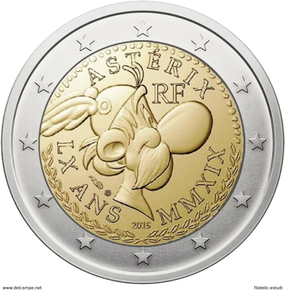 Francia 2019 2 € Euros Conmemorativos 60º Av De Asterix - Altri & Non Classificati
