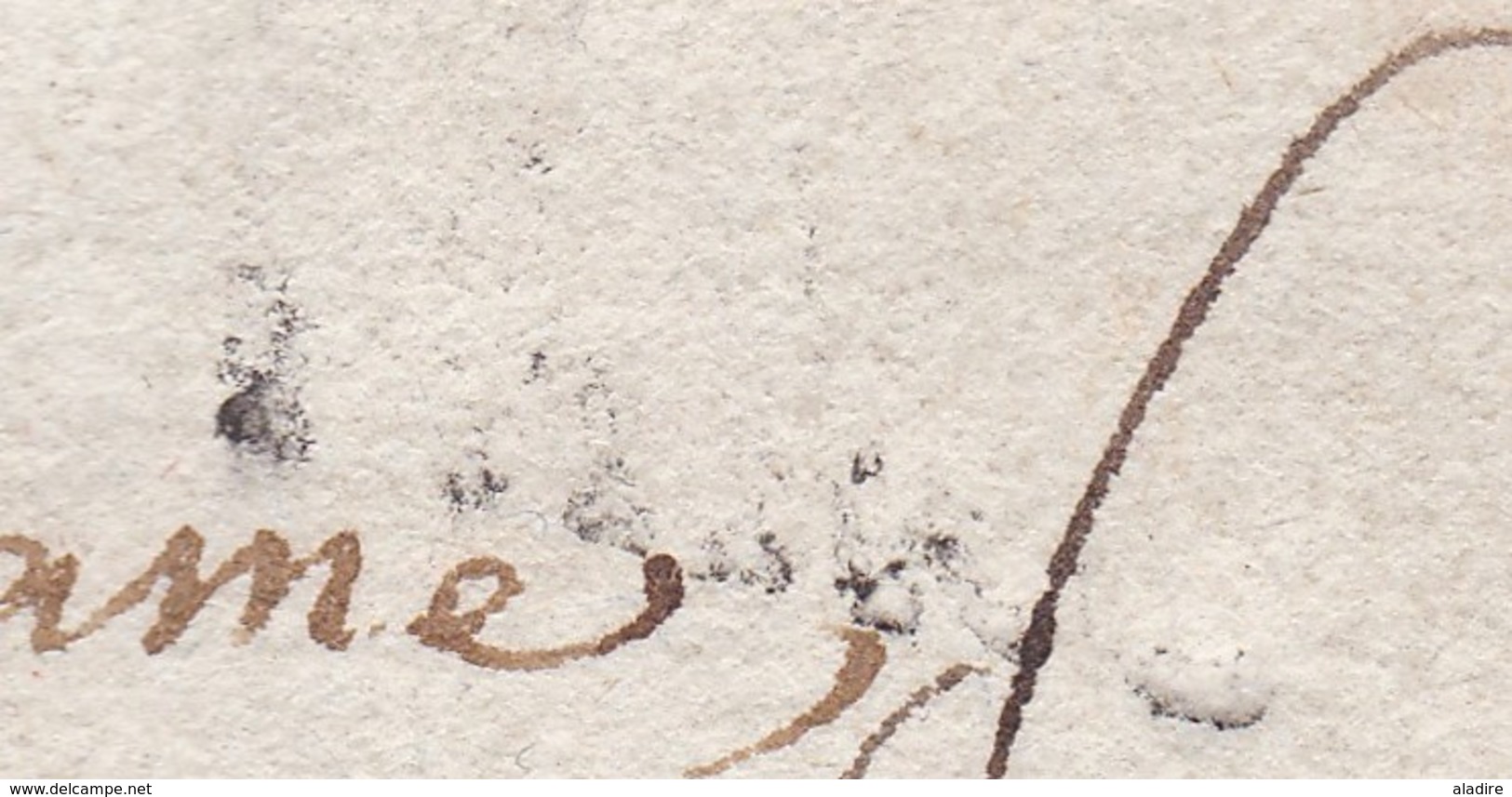 1779 - Marque Postale Sur Lettre Avec Correspondance De Paris  Pour Bayeux, Calvados - Taxe 8 - 1701-1800: Vorläufer XVIII