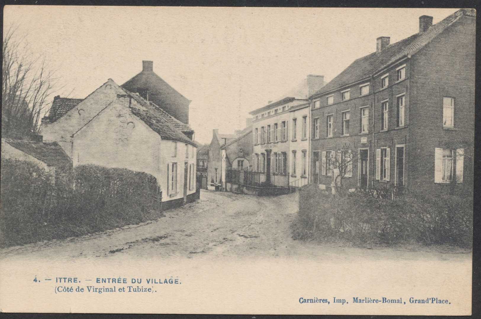 Carte Postale - Ittre : Entrée Du Village (côté De Virginal Et Tubize) / Neuve. - Ittre