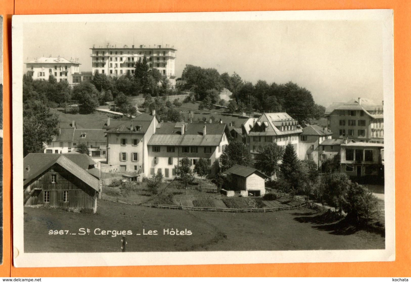 LAC118, St. Cergues , Les Hôtels, 9967, édit. Phototypie, Non Circulée - Saint-Cergue