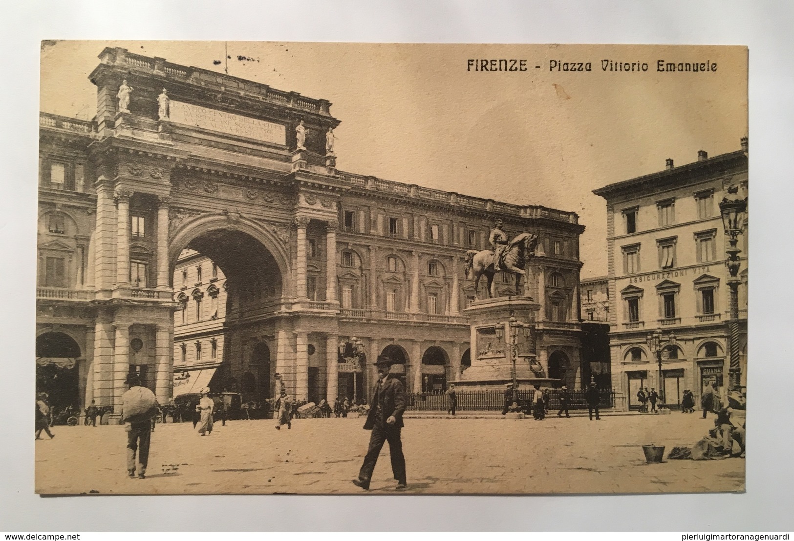 V 11054 Firenze - Piazza Vittorio Emanuele Nel 1913 - Firenze