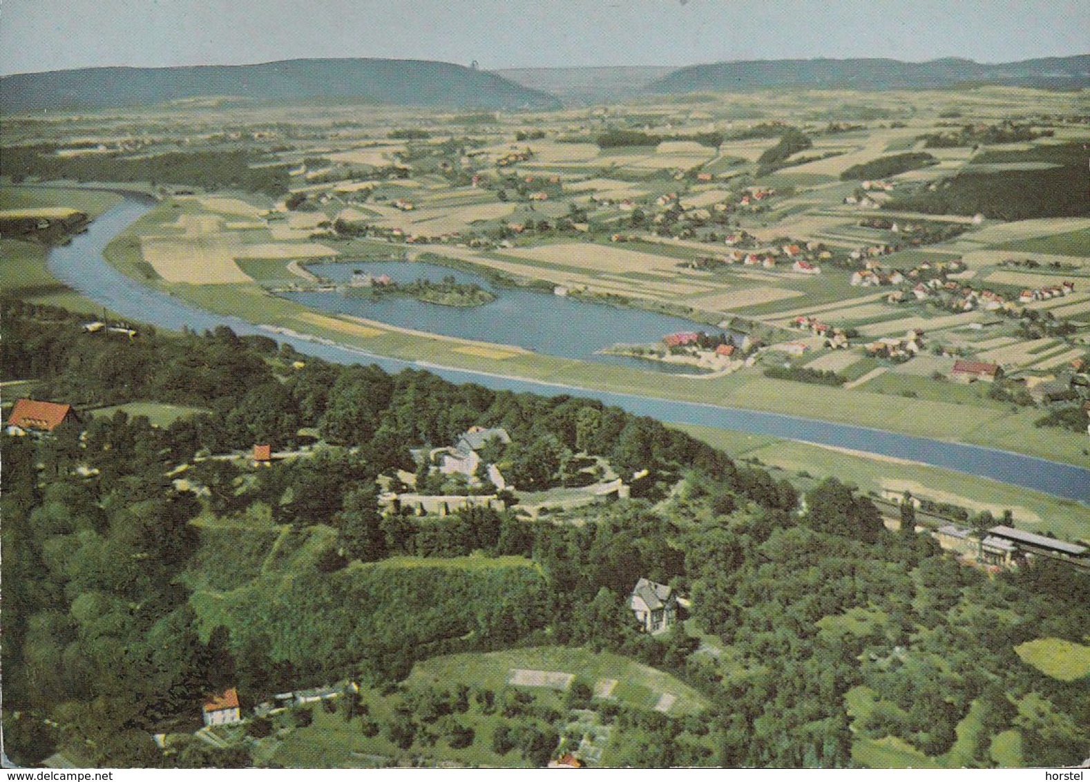 D-32602 Vlotho - Blick Auf Amtshausberg - Porta Westfalica - Luftfoto - Aerial View - Vlotho