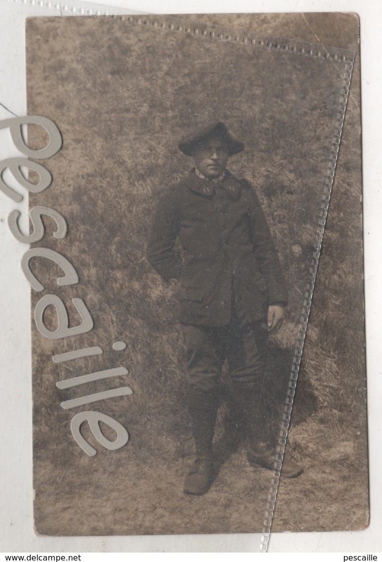 WW1 - CARTE PHOTO D'UN PRISONNIER DE GUERRE - N° 11 SUR COL - FORT DE ZWISCHENWERK MANCHING PAR INGOLSTADT BAVIERE - Oorlog 1914-18