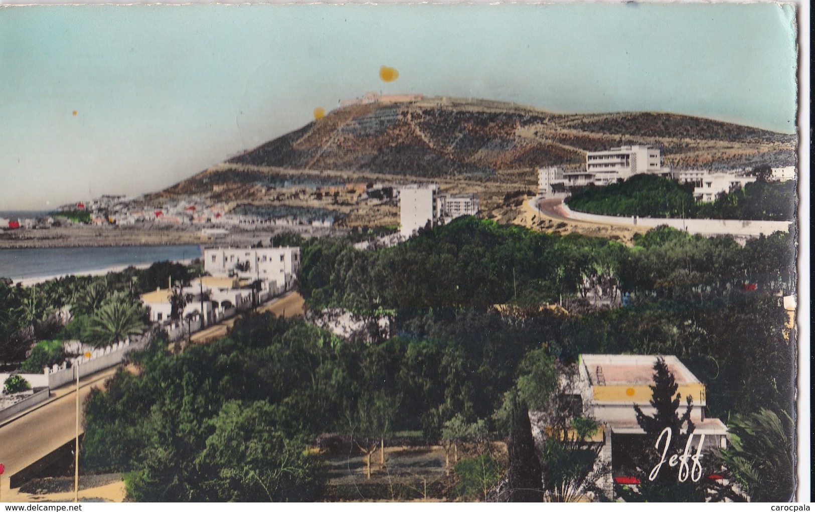 Carte 1959 AGADIR / VUE AERIENNE SUR LE PORT - Agadir